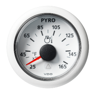 Veratron 52 MM (2-1/16&quot;) ViewLine Pyrometer - 250&deg; to 1650&deg;F - White Dial &amp; Bezel CD-81548