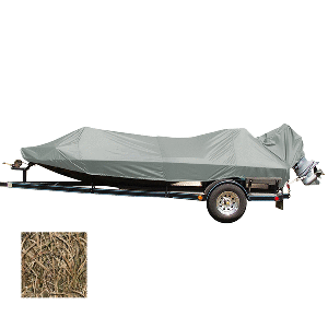Carver Performance Poly-Guard Styled-to-Fit Boat Cover f/17.5&#39; Jon Style Bass Boats - Shadow Grass CD-81958