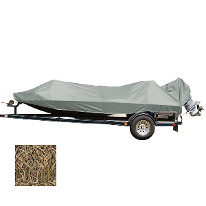 Carver Performance Poly-Guard Styled-to-Fit Boat Cover f/18.5&#39; Jon Style Bass Boats - Shadow Grass CD-81959