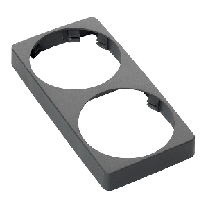 Veratron 52MM (2-1/16″) Bezel f/AcquaLink Dual Gauges – Black