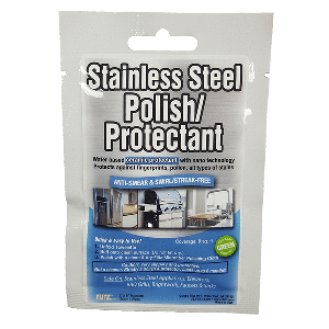 Flitz Stainless Steel Polish 8&quot; x 8&quot; Towelette Packet CD-83275