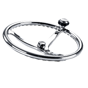 Edson 16&quot; Stainless Steel ComfortGrip Steering Wheel - 3/4&quot; - Tapered Shaft CD-83457