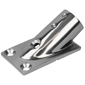 Sea-Dog Rail Base Fitting Rectangular Base 30deg 316 Stainless Steel - 1-7/8