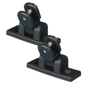 Carver Deck Hinge Nylon Pair - Black CD-84166