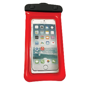 WOW Watersports H2O Proof Phone Holder - Red 4&quot; x 8&quot; CD-84877