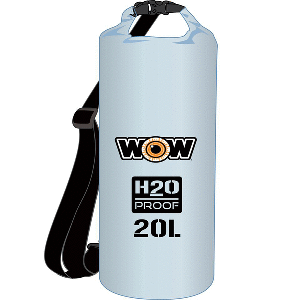 WOW Watersports H2O Proof Dry Bag - Clear 20 Liter CD-84891