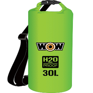 WOW Watersports H2O Proof Dry Bag - Green 30 Liter CD-84892