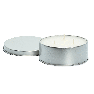 Camco Citronella Candle w/Lid – 4″ x 1″ 16-Hour Burn Time – 3 Wicks