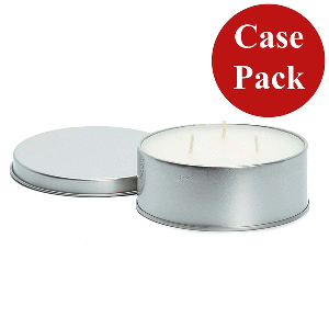 Camco Citronella Candle w/Lid – 4″ x 1″ 16-Hour Burn Time – 3 Wicks *6-Pack