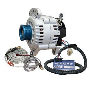 Balmar Alternator 120 AMP Kit 120V 3.15&quot; Dual Foot Saddle J10 Pulley Regulator &amp; Temp Sensor CD-85166