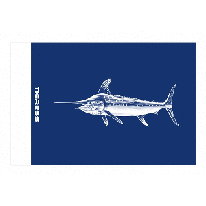 Tigress Blue Marlin Release Flag - 12&quot; x 18&quot; CD-85311