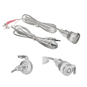 Poly-Planar 3.5mm Panel Mount Adapter - White CD-85336