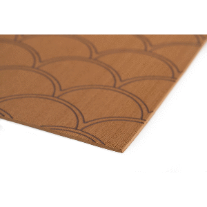 SeaDek 40&quot; x 80&quot; 5mm Sheet Mocha Brushed Fish Scale - 1016mm x 2032mm x 5mm CD-85349