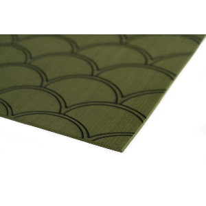 SeaDek 40&quot; x 80&quot; 5mm Sheet Olive Green Brushed Fish Scale - 1016mm x 2032mm x 5mm CD-85351