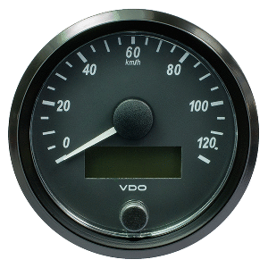 VDO SingleViu 80mm (3-1/8&quot;) Speedometer - 140MPH CD-85887