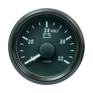 VDO SingleViu 52mm (2-1/16&quot;) Voltmeter f/24V Systems - 32V CD-85924