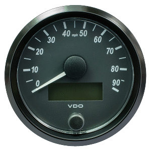 VDO SingleViu 80mm (3-1/8&quot;) Speedometer - 90MPH CD-85927