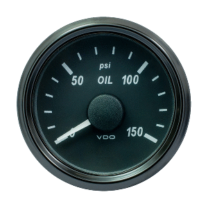 VDO SingleViu 52mm (2-1/16&quot;) Oil Pressure Gauge - 150 PSI CD-85929