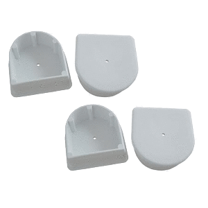 Dock Edge Small End Plug – White *4-Pack