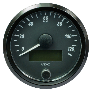 VDO SingleViu 80mm (3-1/8&quot;) Speedometer - 160 MPH CD-86128