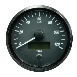 VDO SingleViu 100mm (4&quot;) Speedometer - 120 KM/H CD-86140