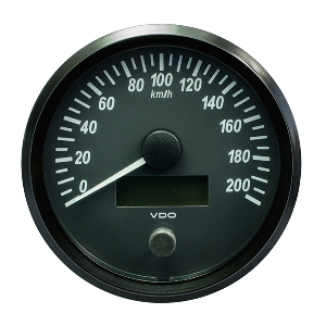VDO SingleViu 100mm (4&quot;) Speedometer - 140 MPH CD-86141