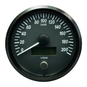 VDO SingleViu 100mm (4&quot;) Speedometer - 200 KM/H CD-86142