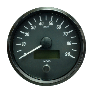 VDO SingleViu 100mm (4&quot;) Speedometer - 90 MPH CD-86144