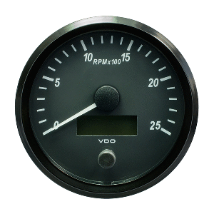 VDO SingleViu 100mm (4&quot;) Tachometer - 2500 RPM CD-86145