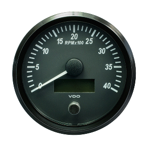 VDO SingleViu 100mm (4&quot;) Tachometer - 4000 RPM CD-86147