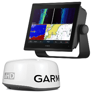 Garmin GPSMAP&reg; 1243xsv Combo GPS/Fishfinder - Preloaded US+Canada+Bahamas BlueChart&reg; g3 - LakeV&uuml; g3 w/GMR 18 xHD CD-86483