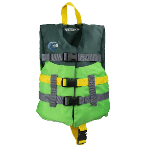 MTI Child Life Jacket - Bright Green/Forest Green - 30-50lbs CD-86678