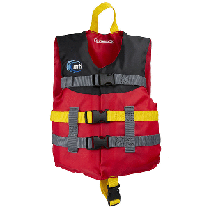 MTI Child Life Jacket - Red/Black - 30-50lbs CD-86679