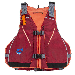 MTI Moxie Women&#39;s Life Jacket - Merlot/Coral - X-Large/XX-Large CD-86712