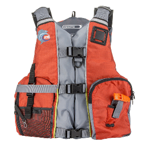 MTI Calcutta Fishing Life Jacket - Orange/Light Grey CD-86719
