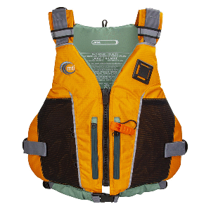 MTI Java Paddling Life Jacket - Mango/Sage - X-Large/XX-Large CD-86725
