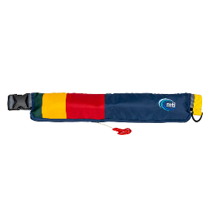 MTI 16G Inflatable Belt Pack - Manual - Rasta Stripe CD-86810