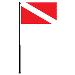 MATE SERIES FLAG POLE 36