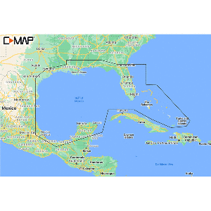 C-MAP M-NA-Y204-MS Gulf of Mexico to Bahamas REVEAL&trade; Coastal Chart CD-87528