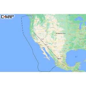 C-MAP M-NA-Y206-MS West Coast &amp; Baja California REVEAL&trade; Coastal Chart - Does NOT contain Hawaii CD-87530