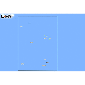 C-MAP M-NA-Y210-MS Hawaii Marshall Islands French Polynesia REVEAL&trade; Coastal Chart CD-87545