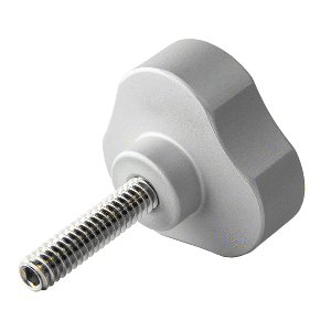 PTM Edge KNB-17 Replacement Knob f/UCX-17 PRO Mirror - Electrobrite Silver CD-87609