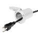 GUEST AC UNIVERSAL PLUG HOLDER WHITE Part Number: 150PHW