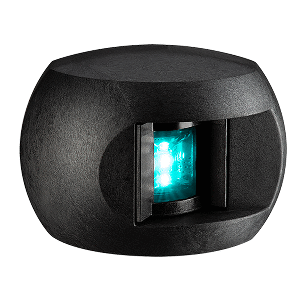 Aqua Signal Series 28 Starboard LED Side Mount Light - Black Housing CD-88647