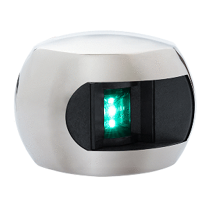 Aqua Signal Series 28 Starboard LED Side Mount Light - Stainless Steel Housing CD-88648