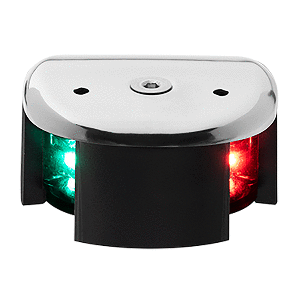 Aqua Signal Series 28 Bi-Color LED Deck Mount Light - Stainless Steel Housing CD-88657