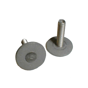 Weld Mount Stainless Steel Panel Stud .62&quot; Base 8 x 32 Thread 1.25&quot; Tall - 100 Pack CD-88755