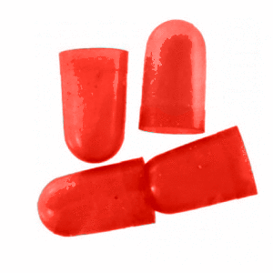 VDO Light Diffuser f/Type D Peanut Bulb – Red – 4 Pack