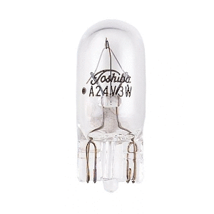 VDO Type D - White Wedge Based Peanut Bulb - 12V - 4 Pack CD-88836