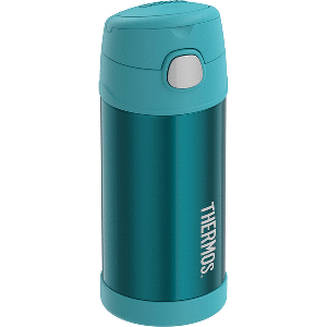 Thermos FUNtainer&reg; Stainless Steel Insulated Water Bottle with Straw - Teal CD-88872